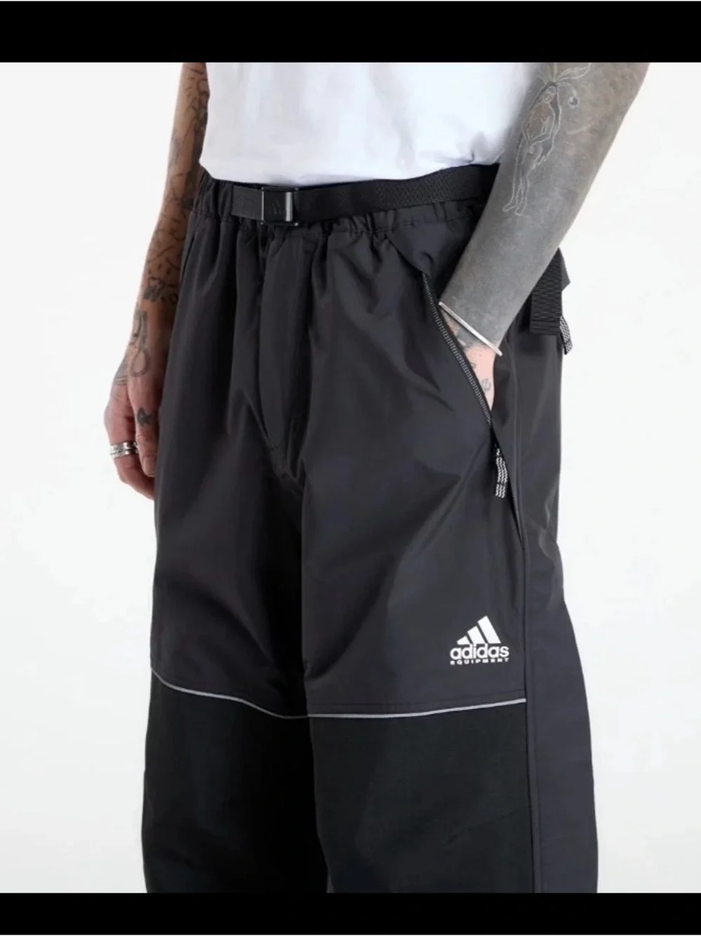 Adidas Equipment Heavyweight Oversized Woven Pants Black new